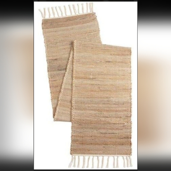 New! Boho Hand Woven Jute Cotton Table Runner 14"x72" Indoor Outdoor - Picture 4 of 6